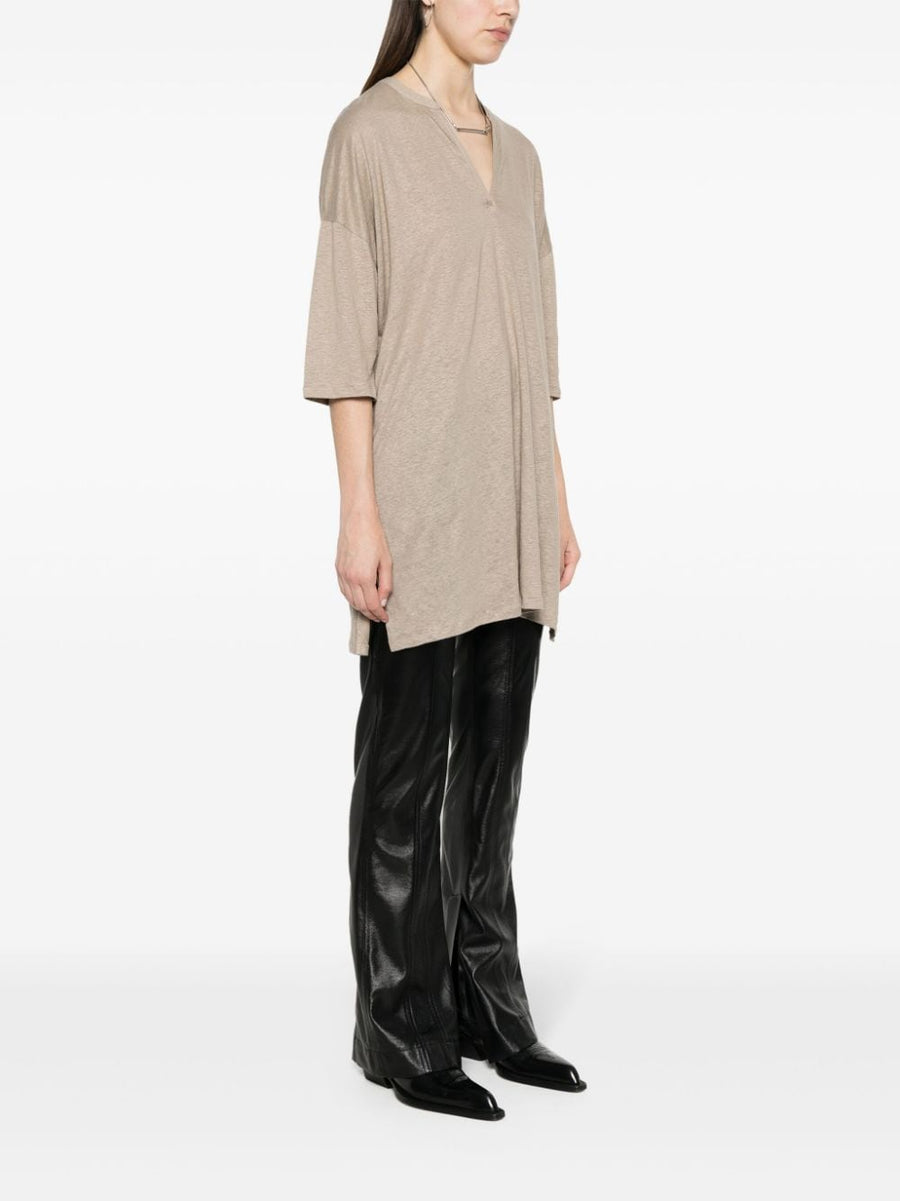 Majestic Conscious Linen Blend Tunic Dress For Eco Conscious Women Breathable And Versatile