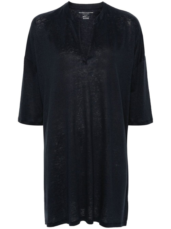 Majestic Conscious Criteria page Linen blend tunic dress