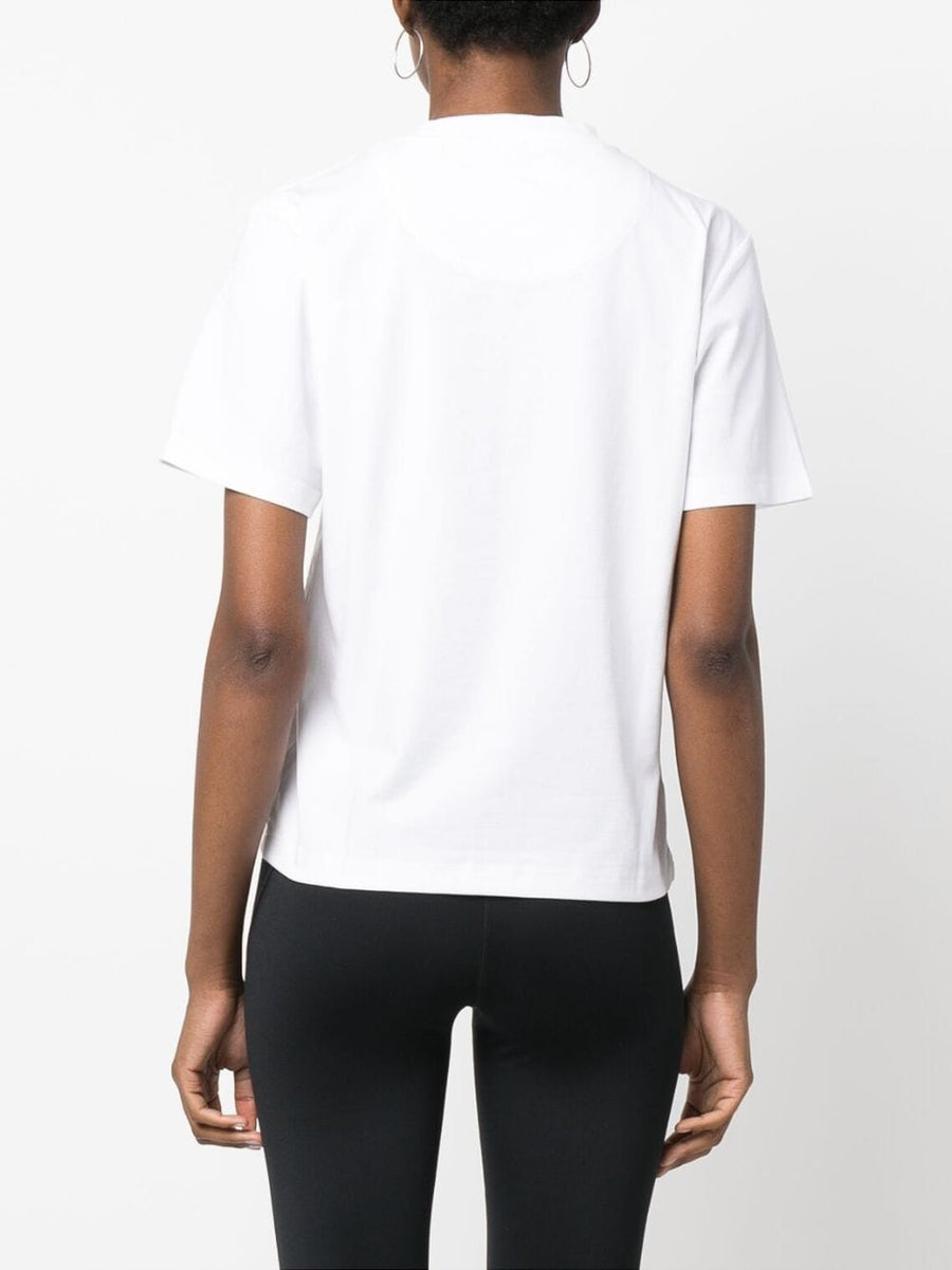 Adidas By Stella McCartney Logo Sporty T Shirt Women Athleisure Eco Friendly Sustainable Fabric Blend