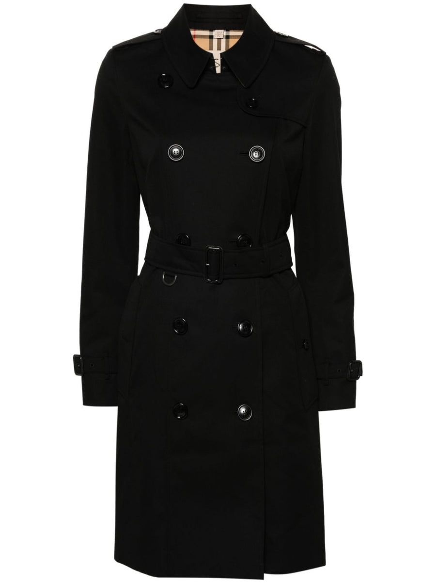 Burberry Gabardine Trench Coat For Women Timeless Double Breasted Style True To Size Fit