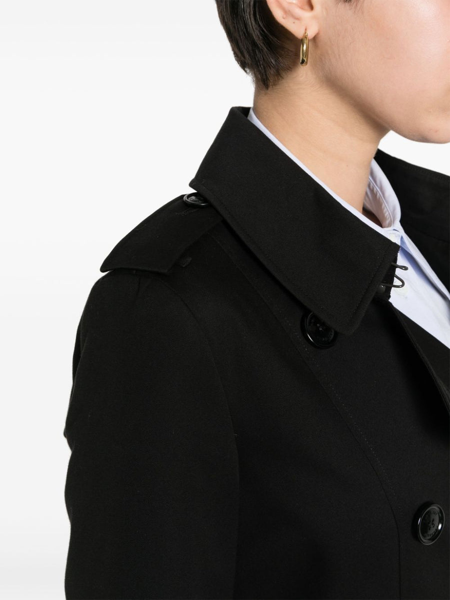 Burberry Gabardine Trench Coat For Women Timeless Double Breasted Style True To Size Fit