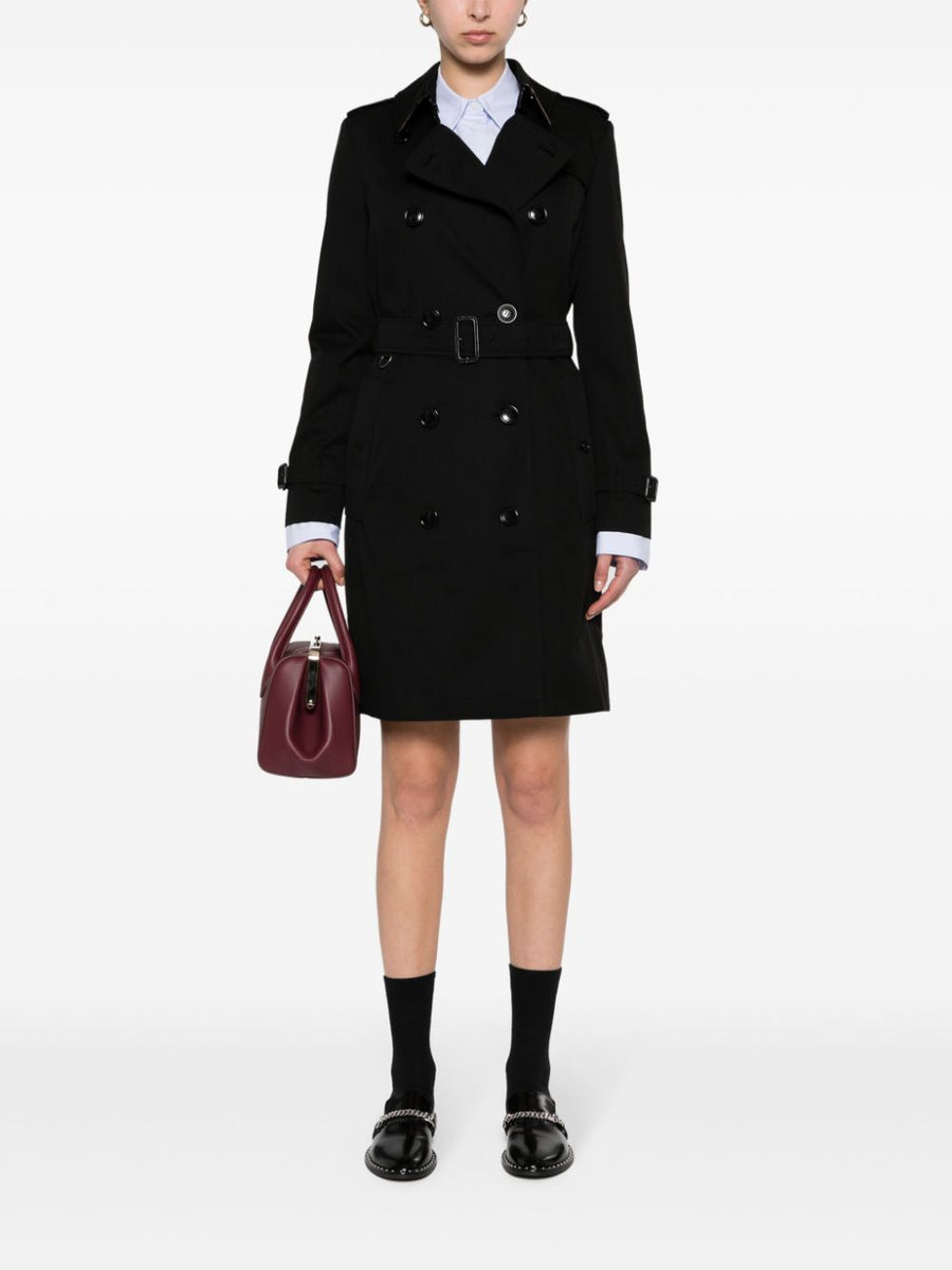 Burberry Gabardine Trench Coat For Women Timeless Double Breasted Style True To Size Fit