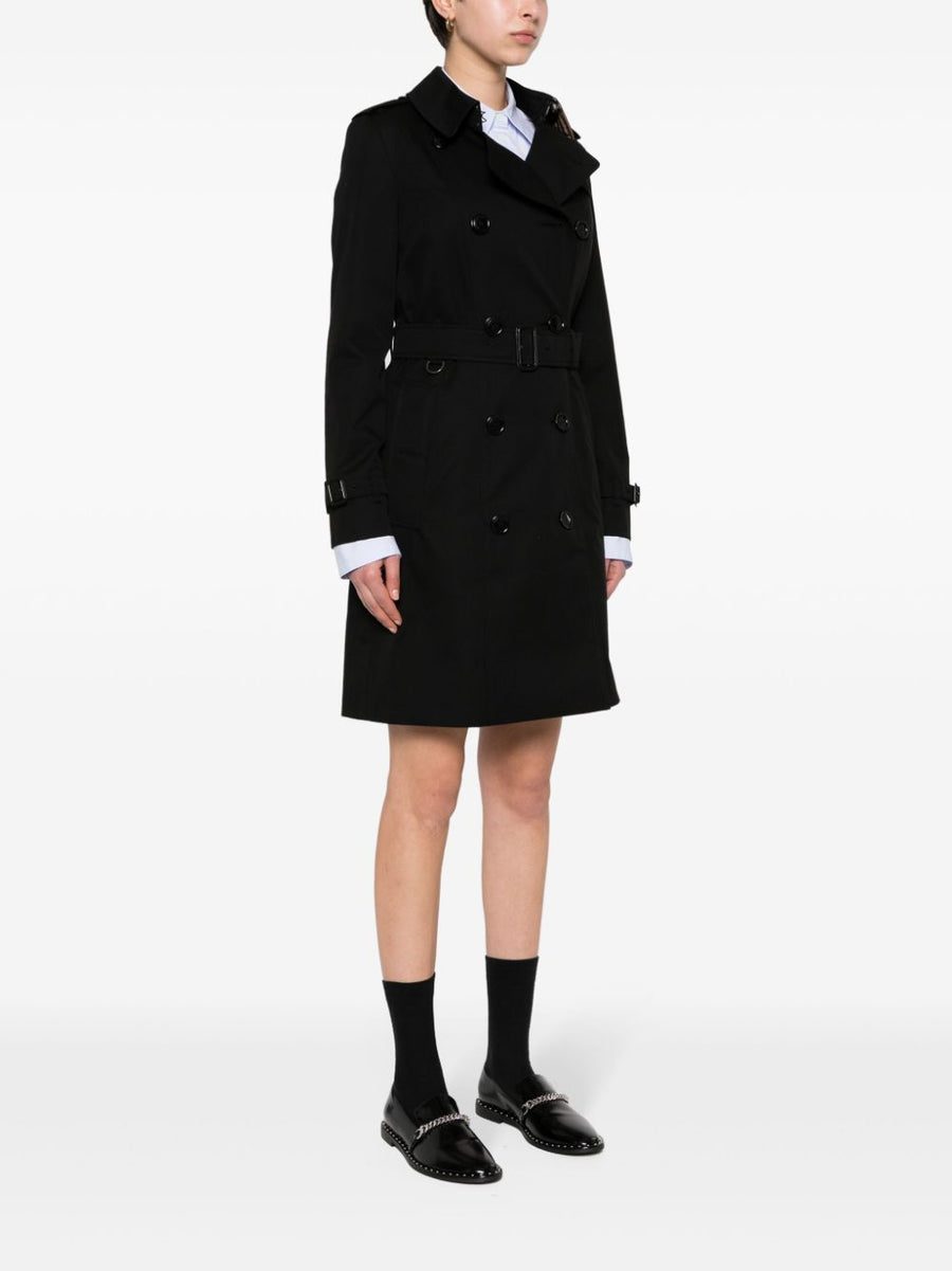Burberry Gabardine Trench Coat For Women Timeless Double Breasted Style True To Size Fit