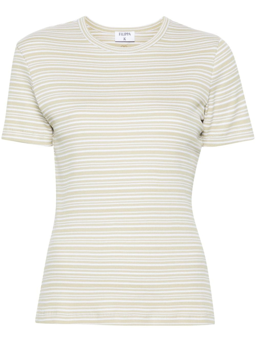 Filippa K Conscious Criteria Striped Organic Cotton Tee For Women Sustainable Everyday Essential