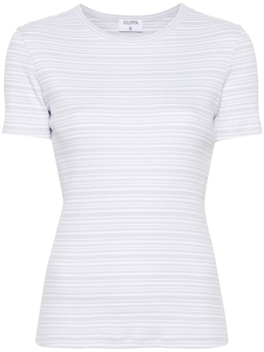 Striped Organic Cotton T Shirt For Women By Filippa K Conscious Wardrobe Essential