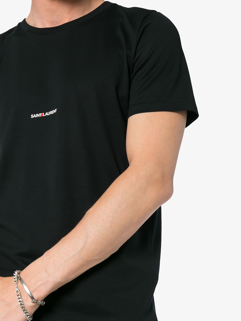 Saint Laurent logo print T-shirt