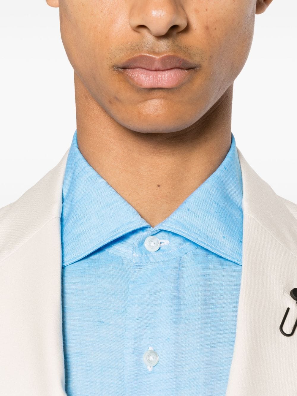 Finamore 1925 Napoli Cotton and linen blend shirt