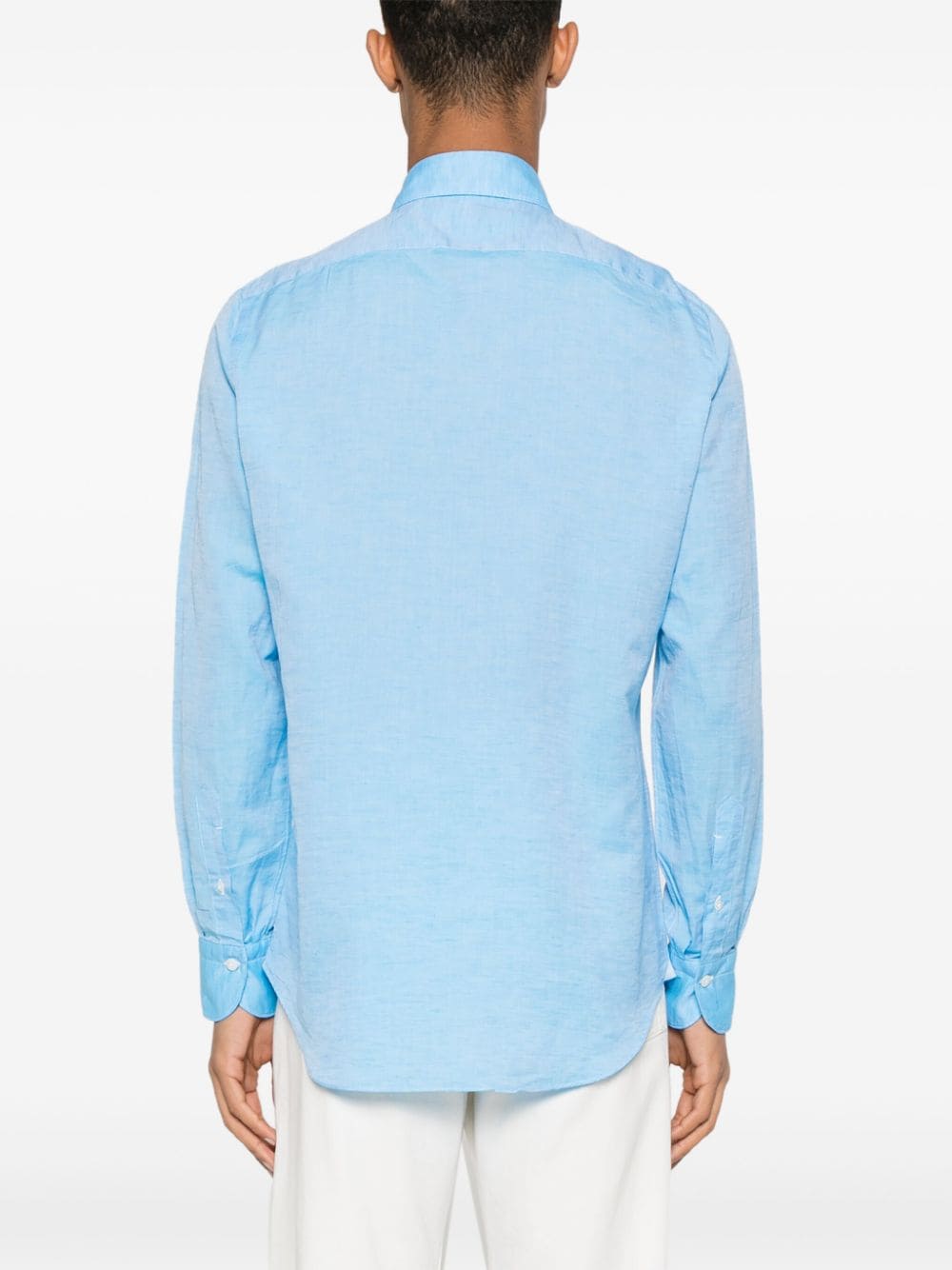 Finamore 1925 Napoli Cotton and linen blend shirt