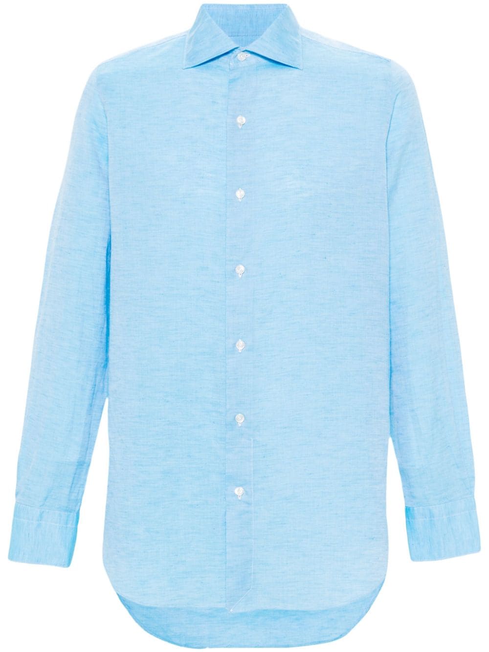 Finamore 1925 Napoli Cotton and linen blend shirt