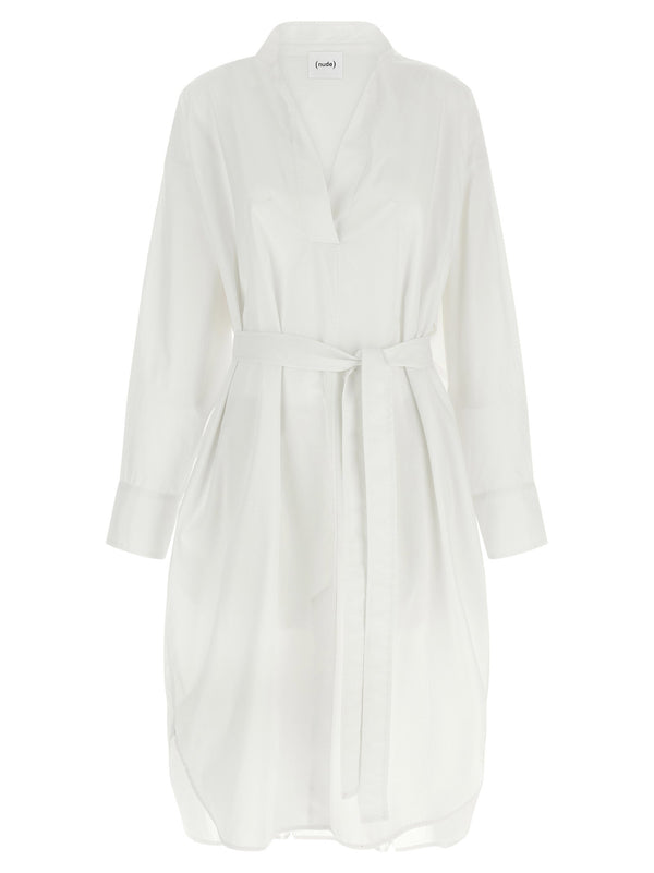 Nude Chemisier Dress