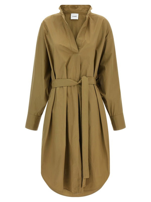 Nude Chemisier Dress