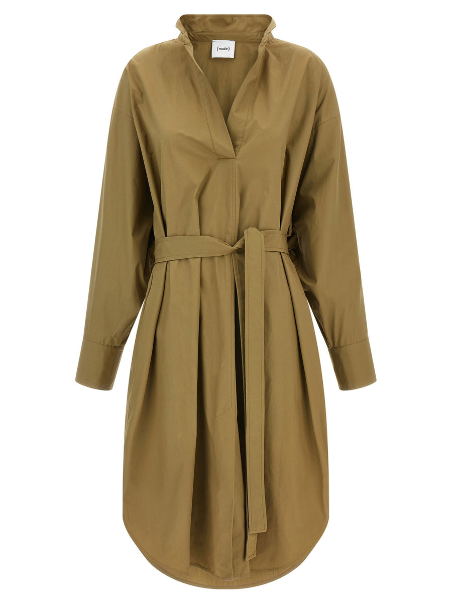 Nude Chemisier Dress