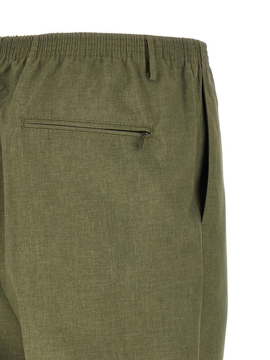 Cellar Door Alfonso Bl Green Lightweight Polyester Trousers For Women