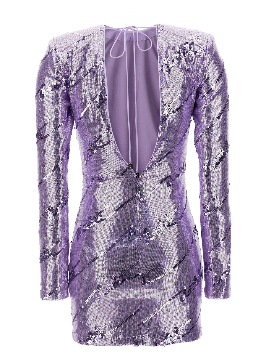 Sequin Mini Dress Rotate Birger Christensen Glow Ready For Women Festive Eveningwear With Allover Sequins