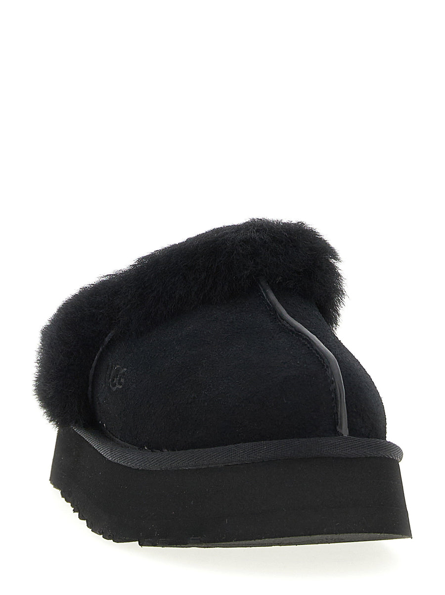 UGG Disquette Slipper For Women Premium Suede With Sheepskin Lining Cozy Warmth All Day