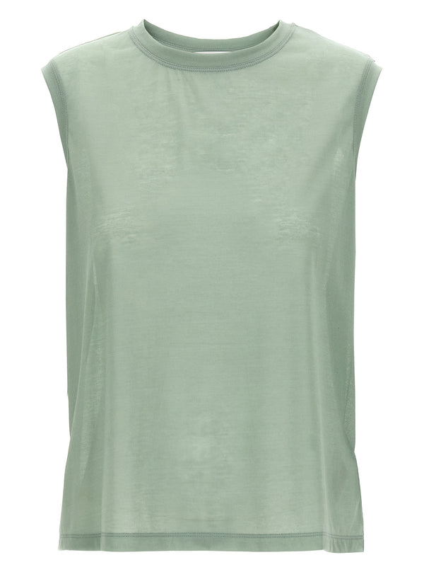 Victoria Beckham Logo Embroidery Top