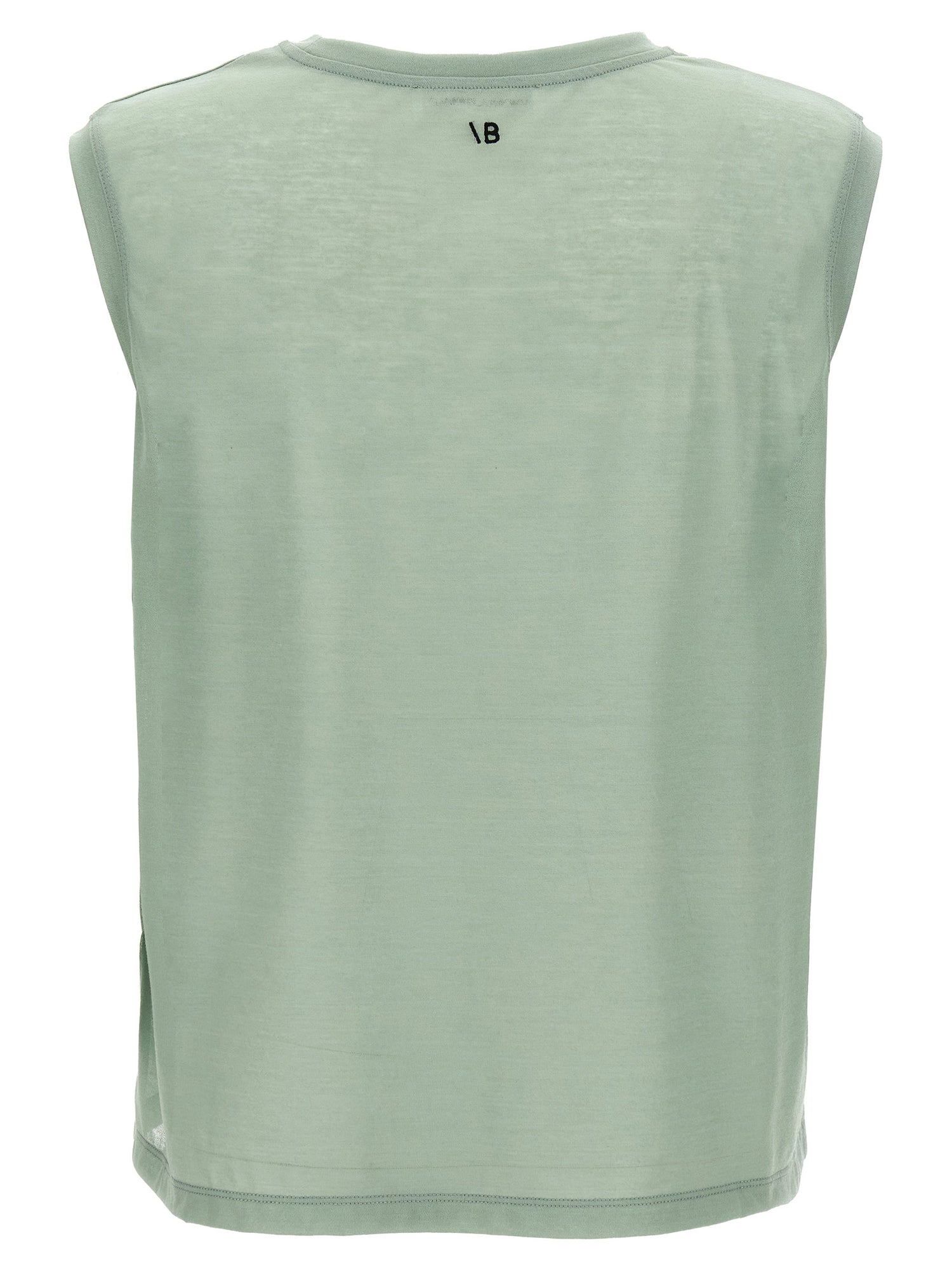 Victoria Beckham Logo Embroidery Top