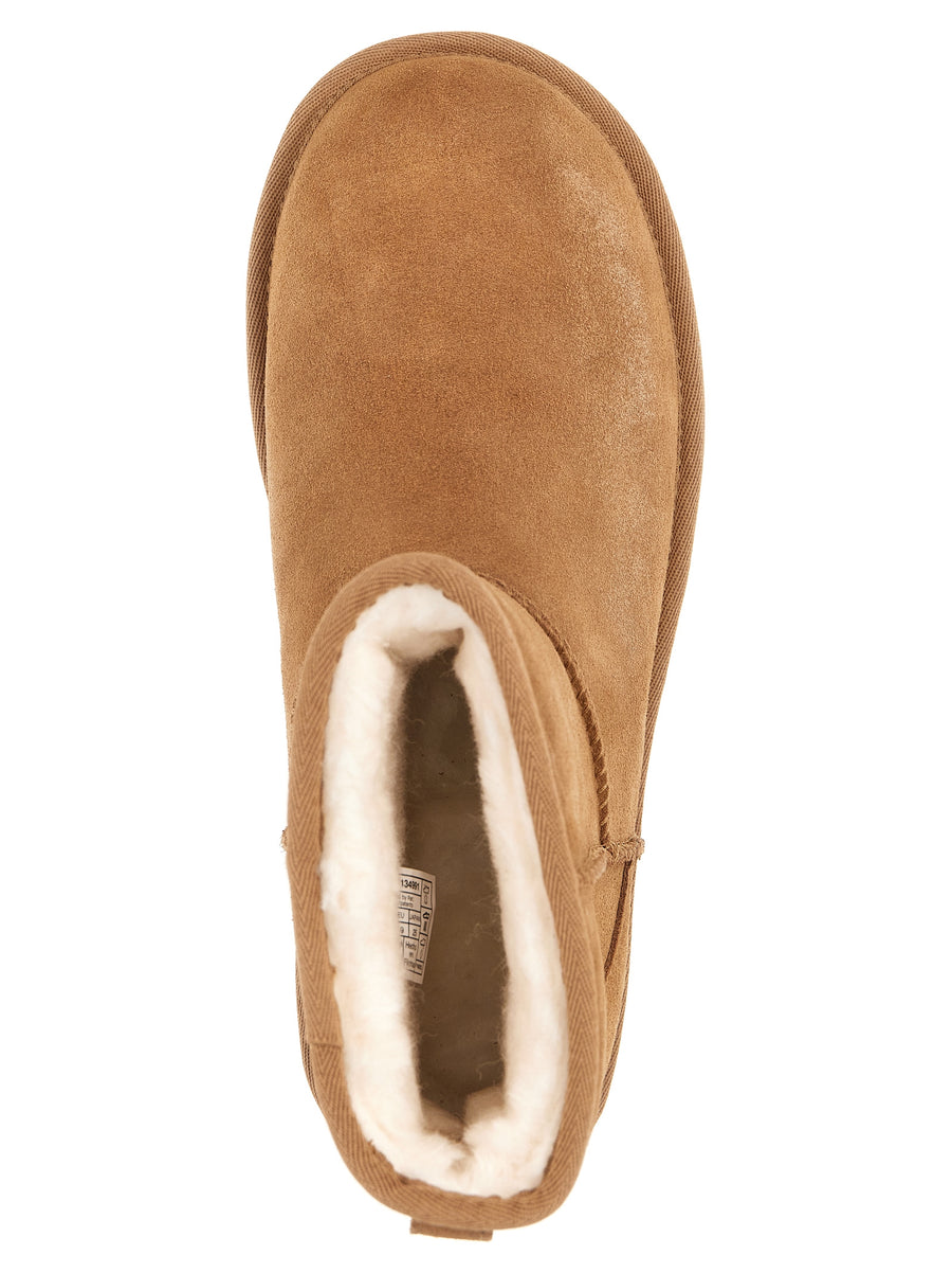 UGG Classic Mini Platform Ankle Boots For Women Plush Lining Lightweight EVA Platform