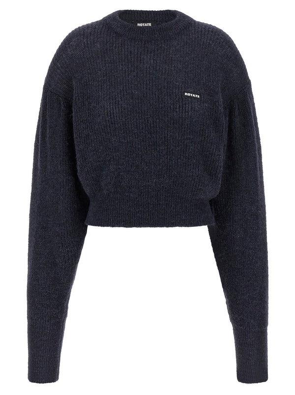 Rotate Birger Christensen Knit Puff Sweater