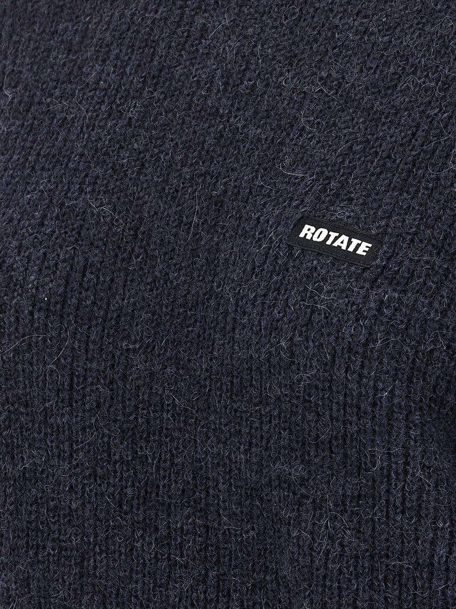 Rotate Birger Christensen Knit Puff Sweater