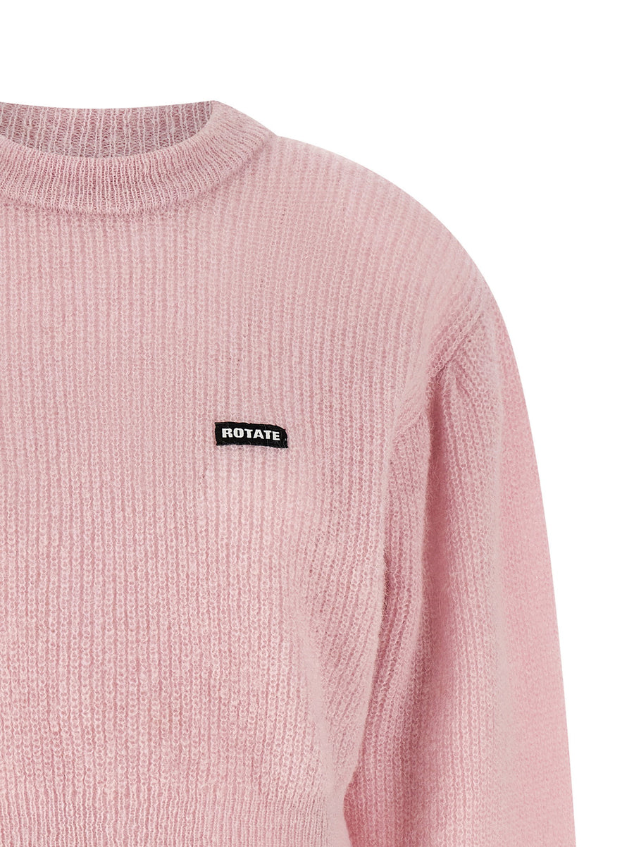 Rotate Birger Christensen Knit Puff Sweater