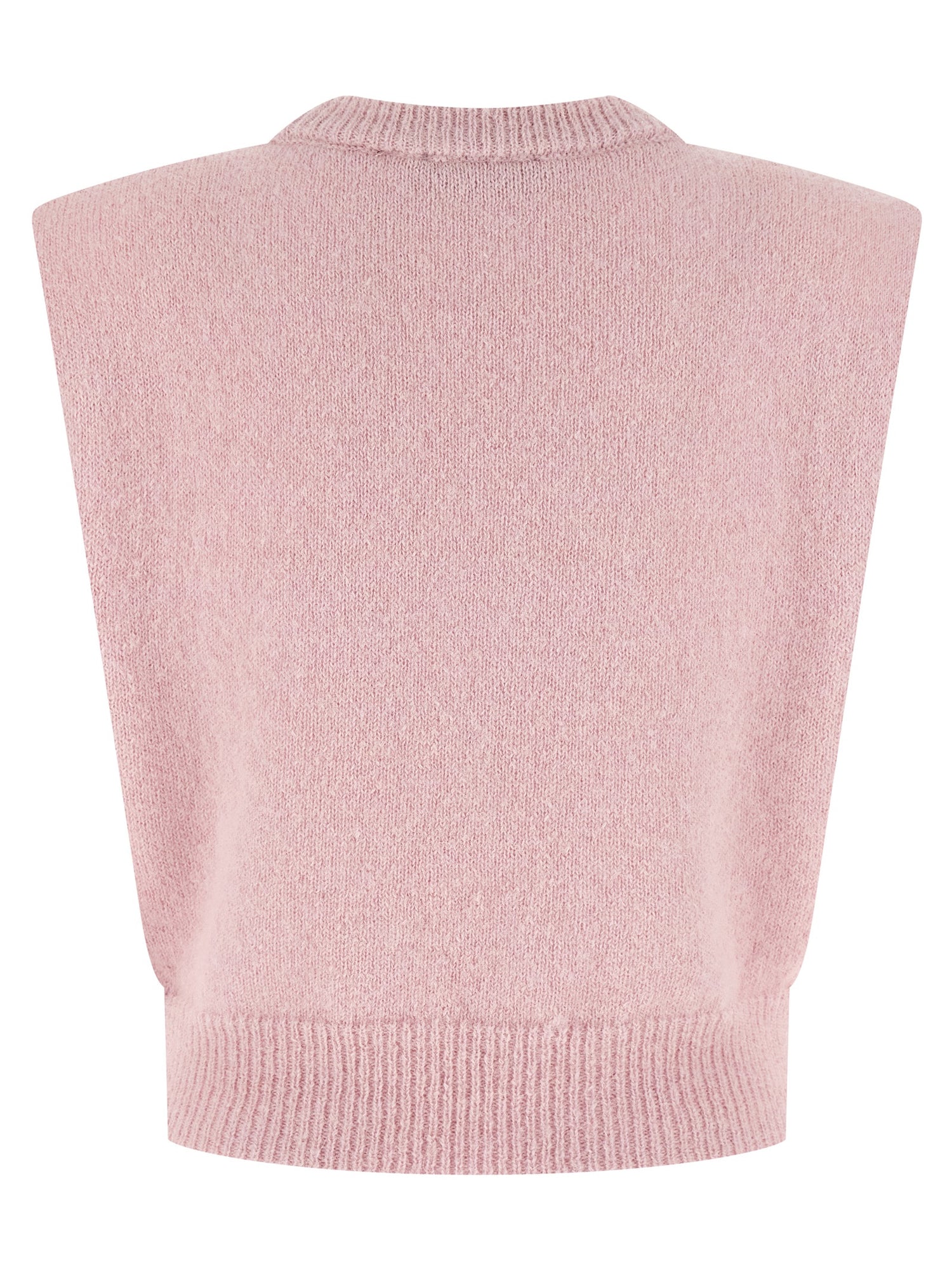 Rotate Birger Christensen Knit Cropped Vest