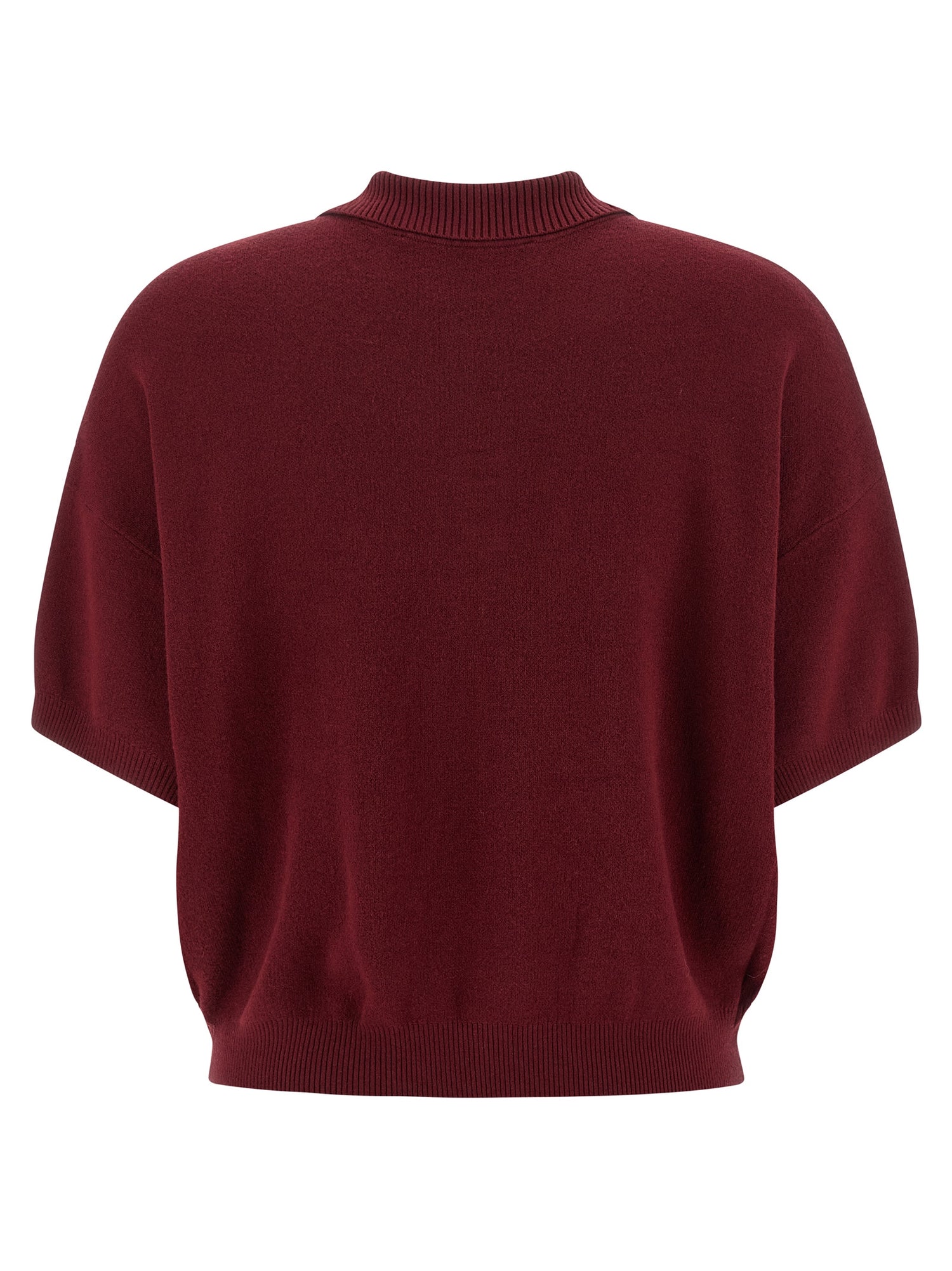 Rotate Birger Christensen Slinky Knit Polo Shirt