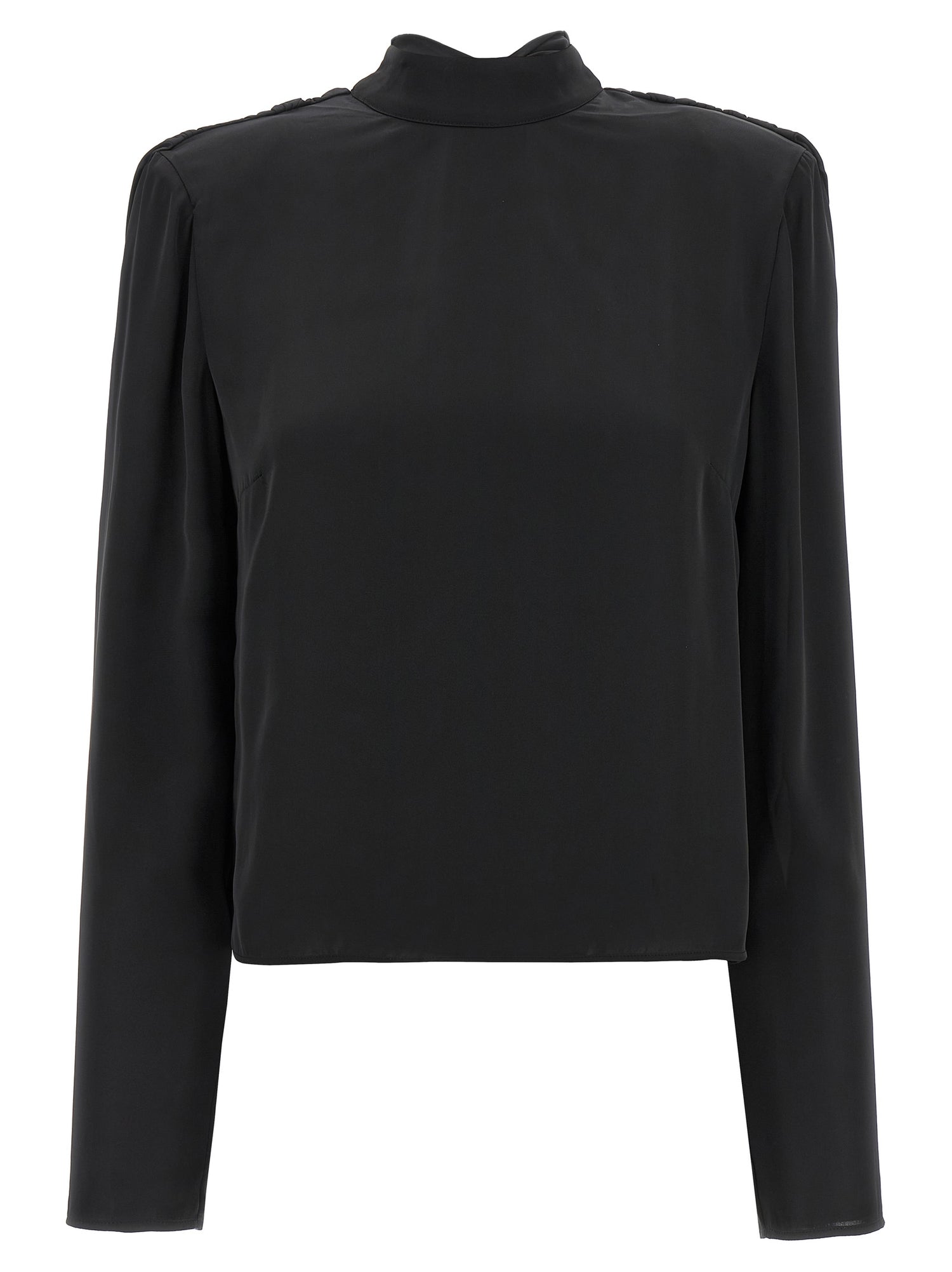 Rotate Birger Christensen Satin Drapy Back Top