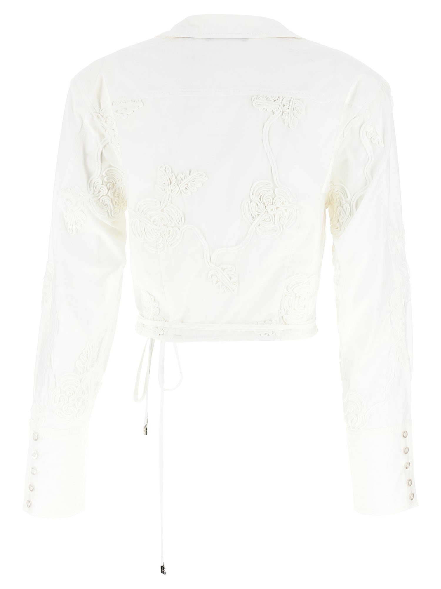 Rotate Birger Christensen Wrap Cotton Shirt
