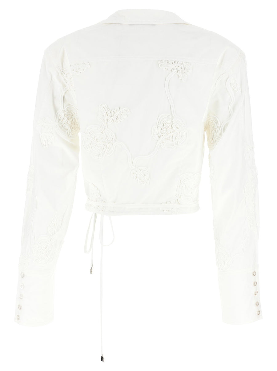Rotate Birger Christensen Wrap Cotton Shirt