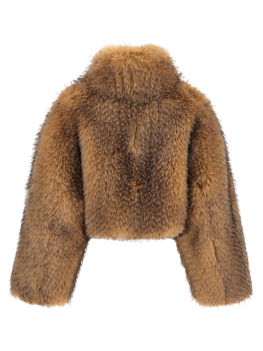 Rotate Birger Christensen Cropped Fur