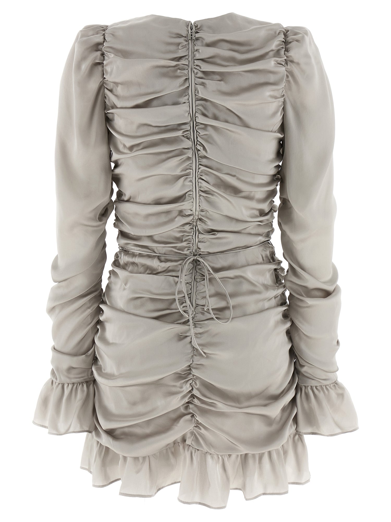 Rotate Birger Christensen Ls Mini Bow Dress