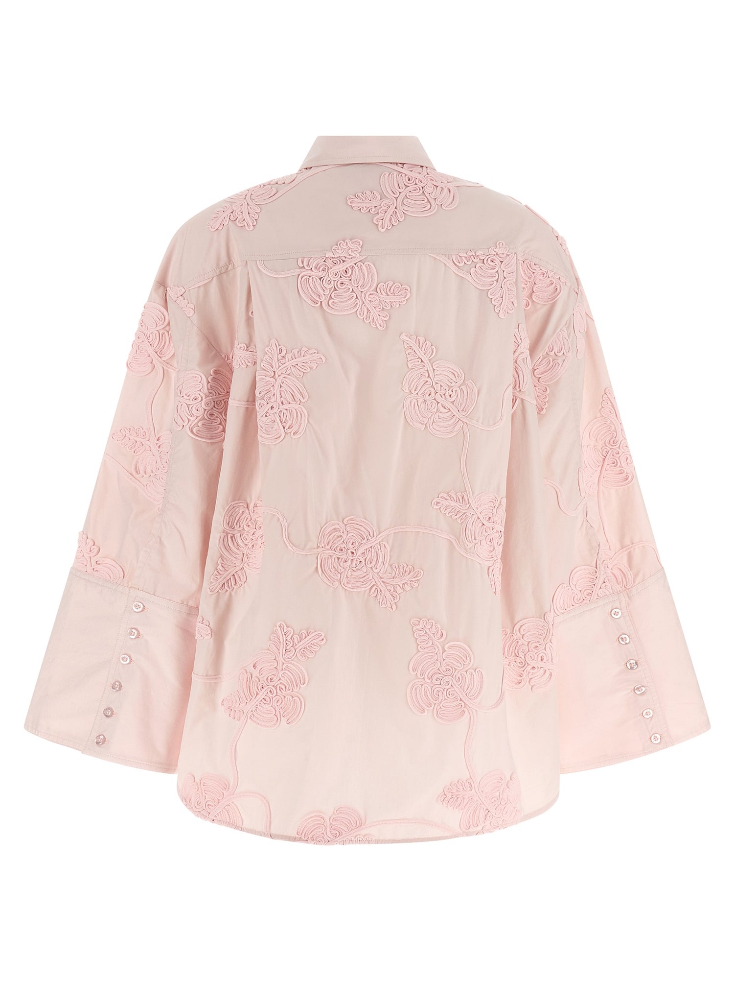 Rotate Birger Christensen Floral Embroidery Shirt