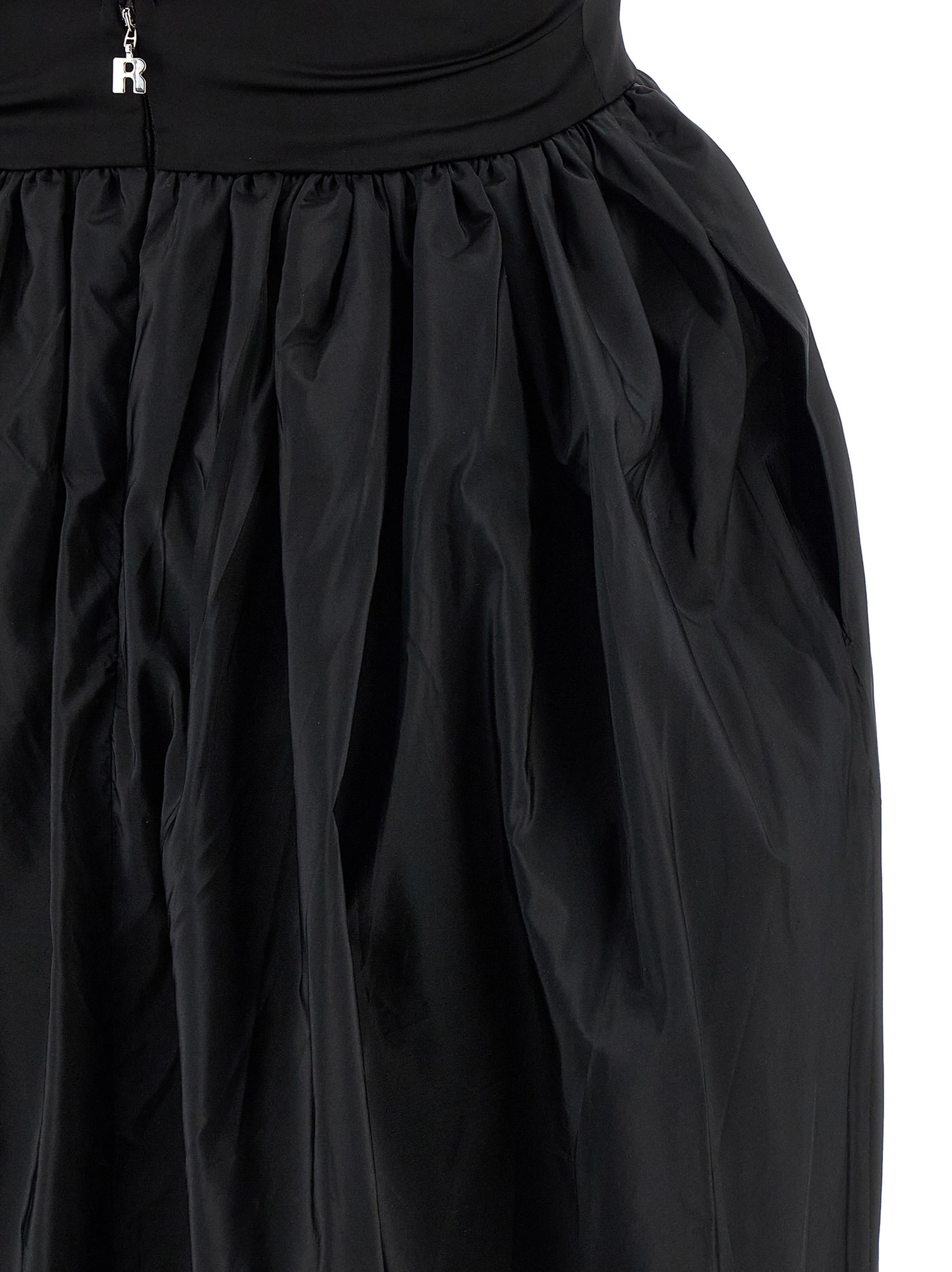 Rotate Birger Christensen Satin Taffeta Maxi Dress