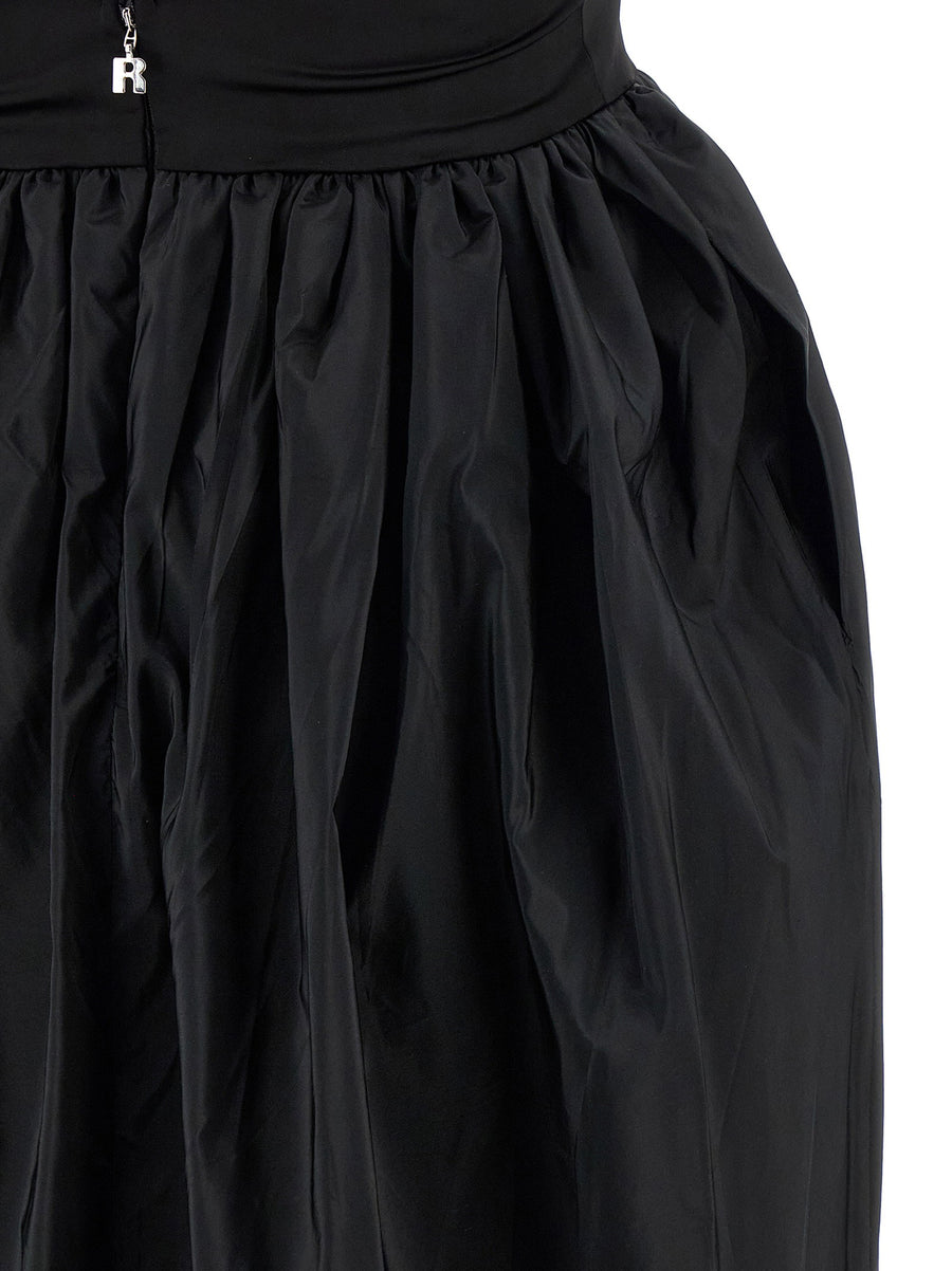 Rotate Birger Christensen Satin Taffeta Maxi Dress