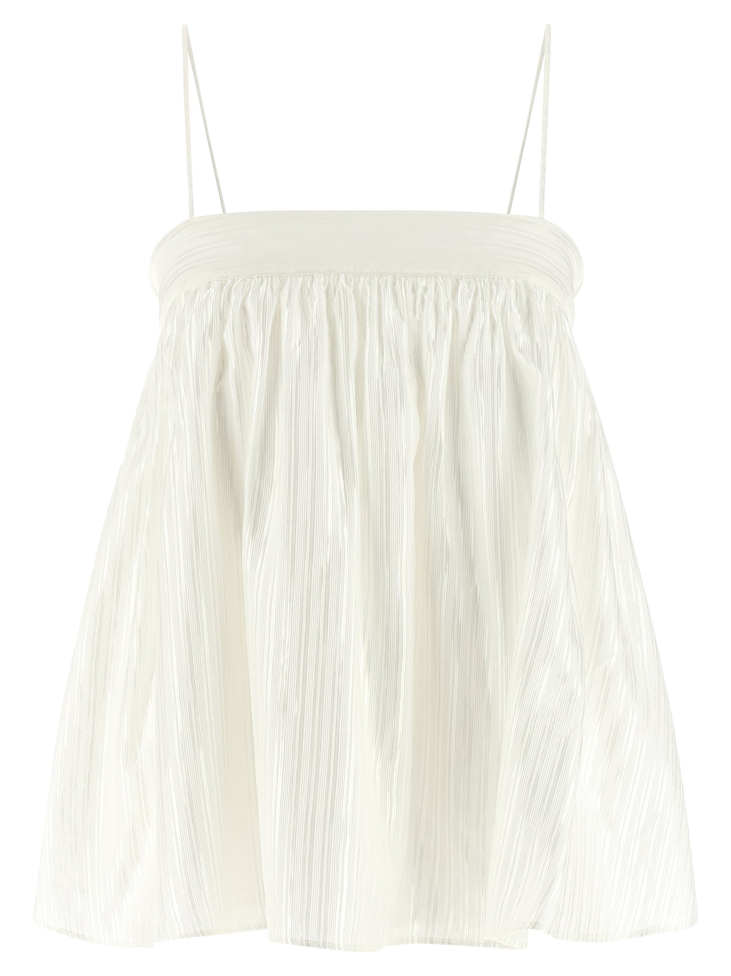 Rotate Birger Christensen Striped Viscose Top