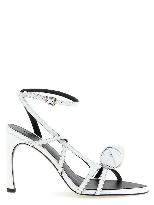 Rotate Birger Christensen Leather Knot Sandals