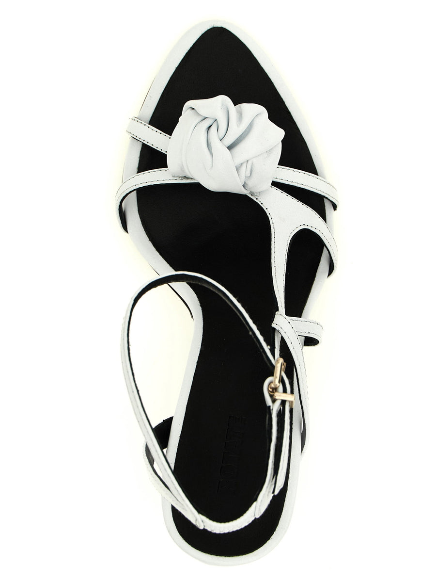 Rotate Birger Christensen Leather Knot Sandals