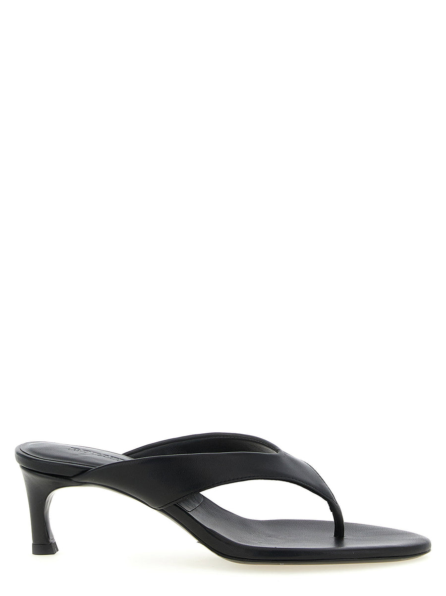 Rotate Birger Christensen Leather Mules For Women Calfskin Kitten Heel Elevation Day To Night Chic