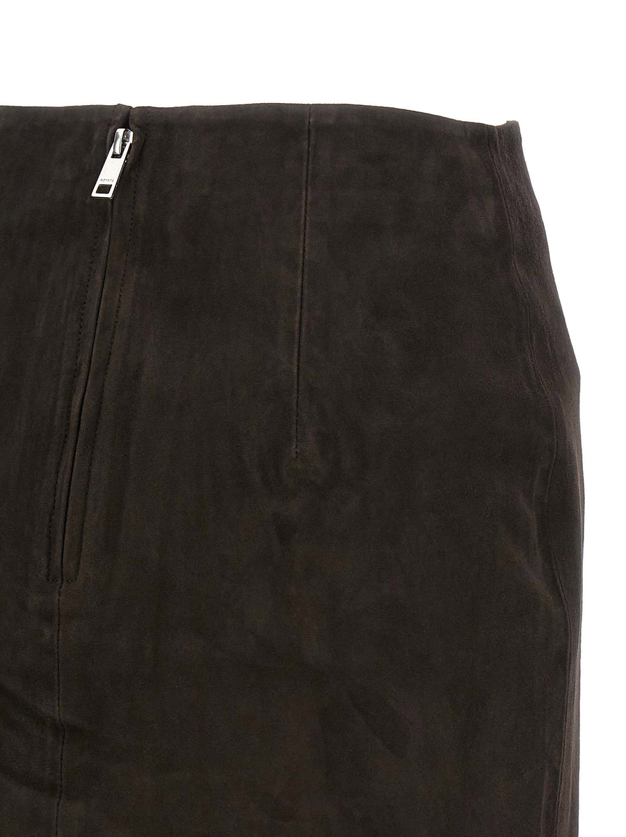 Rotate Birger Christensen Suede Skirt