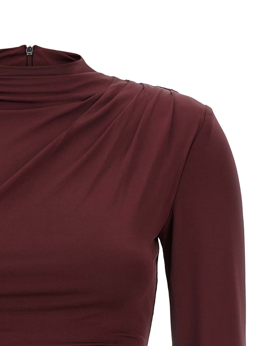 Rotate Birger Christensen Draped Dress