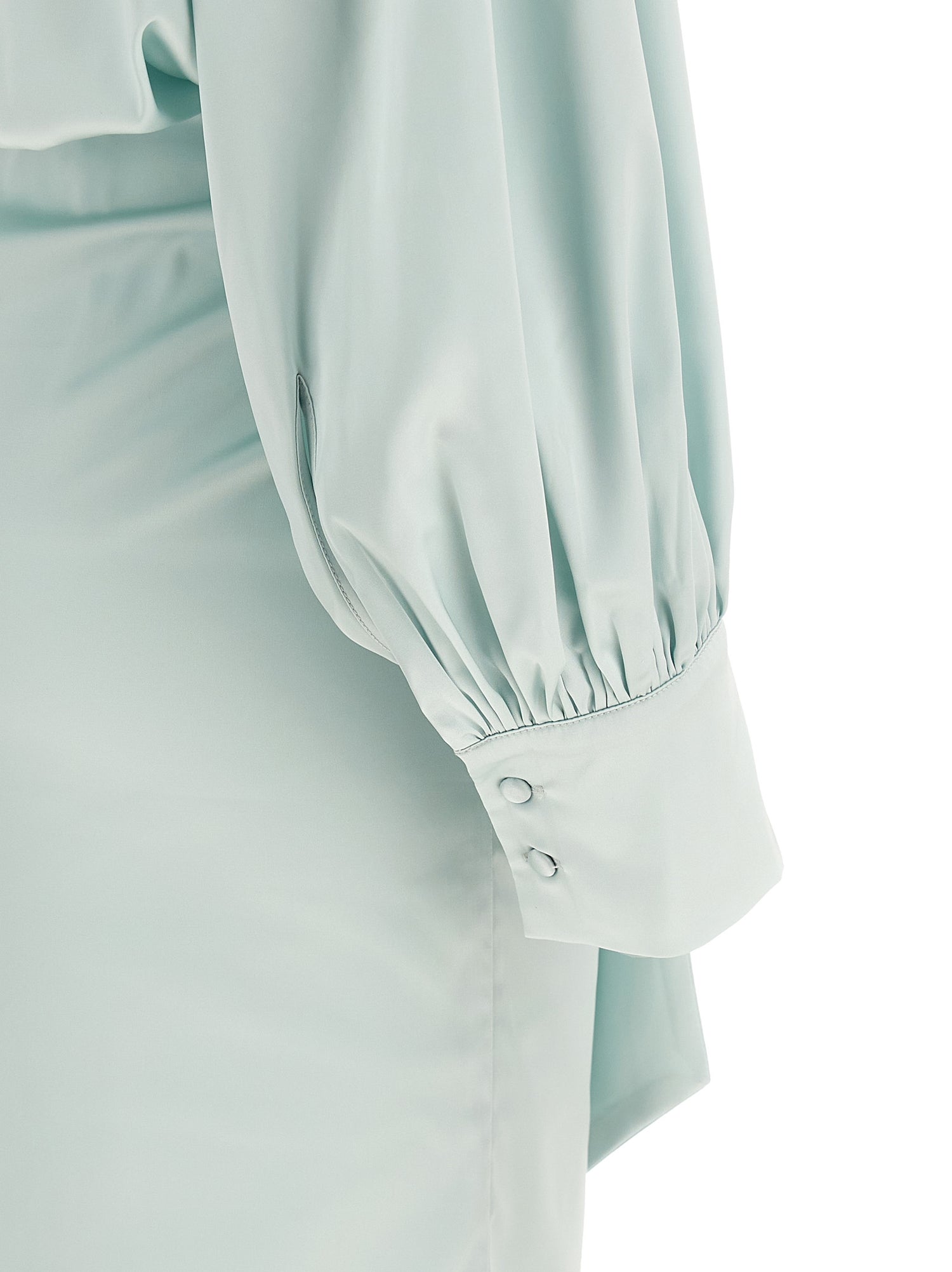 Rotate Birger Christensen Ruched Long Dress