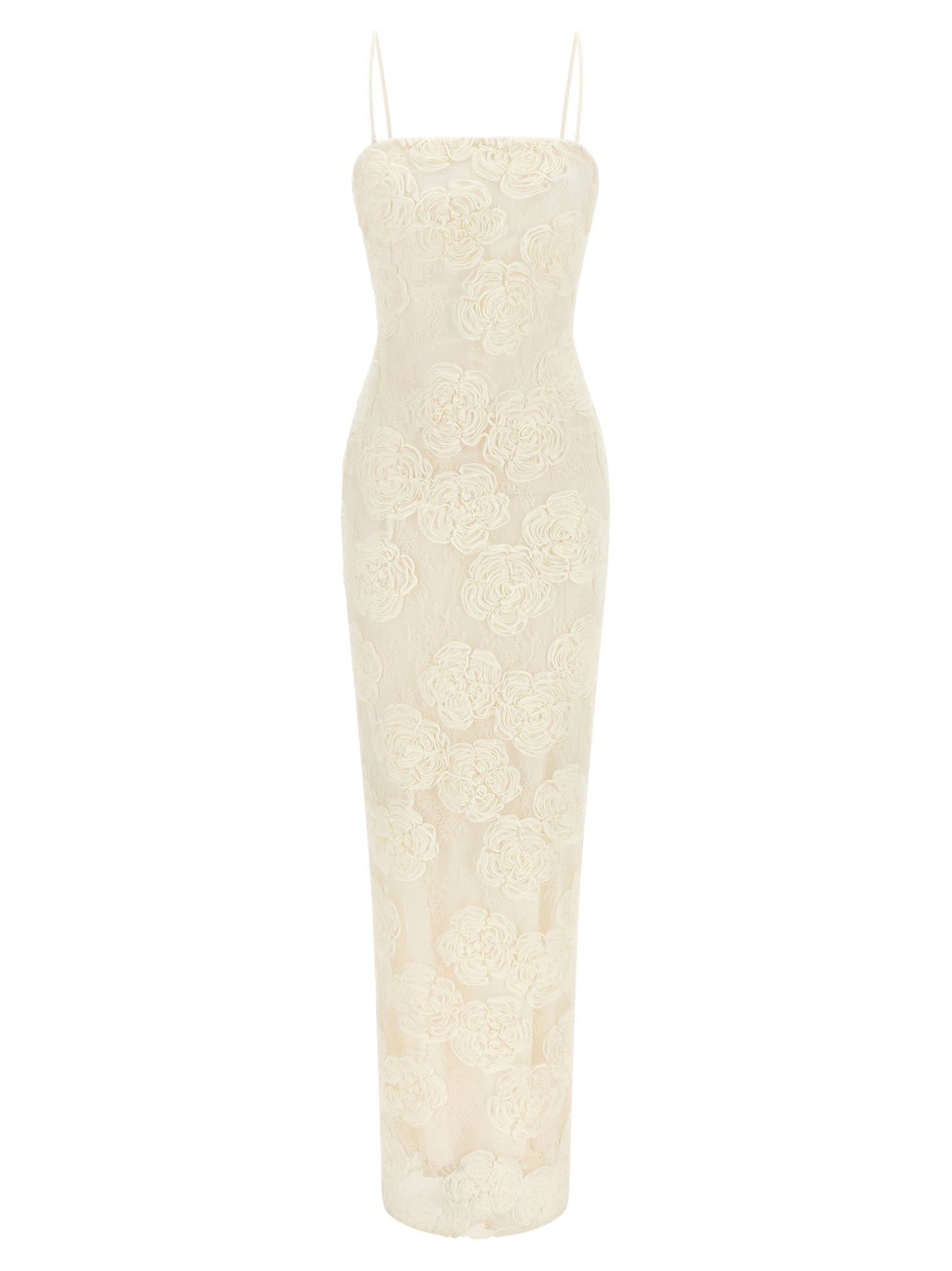 Rotate Birger Christensen Flower Mesh Tube Dress