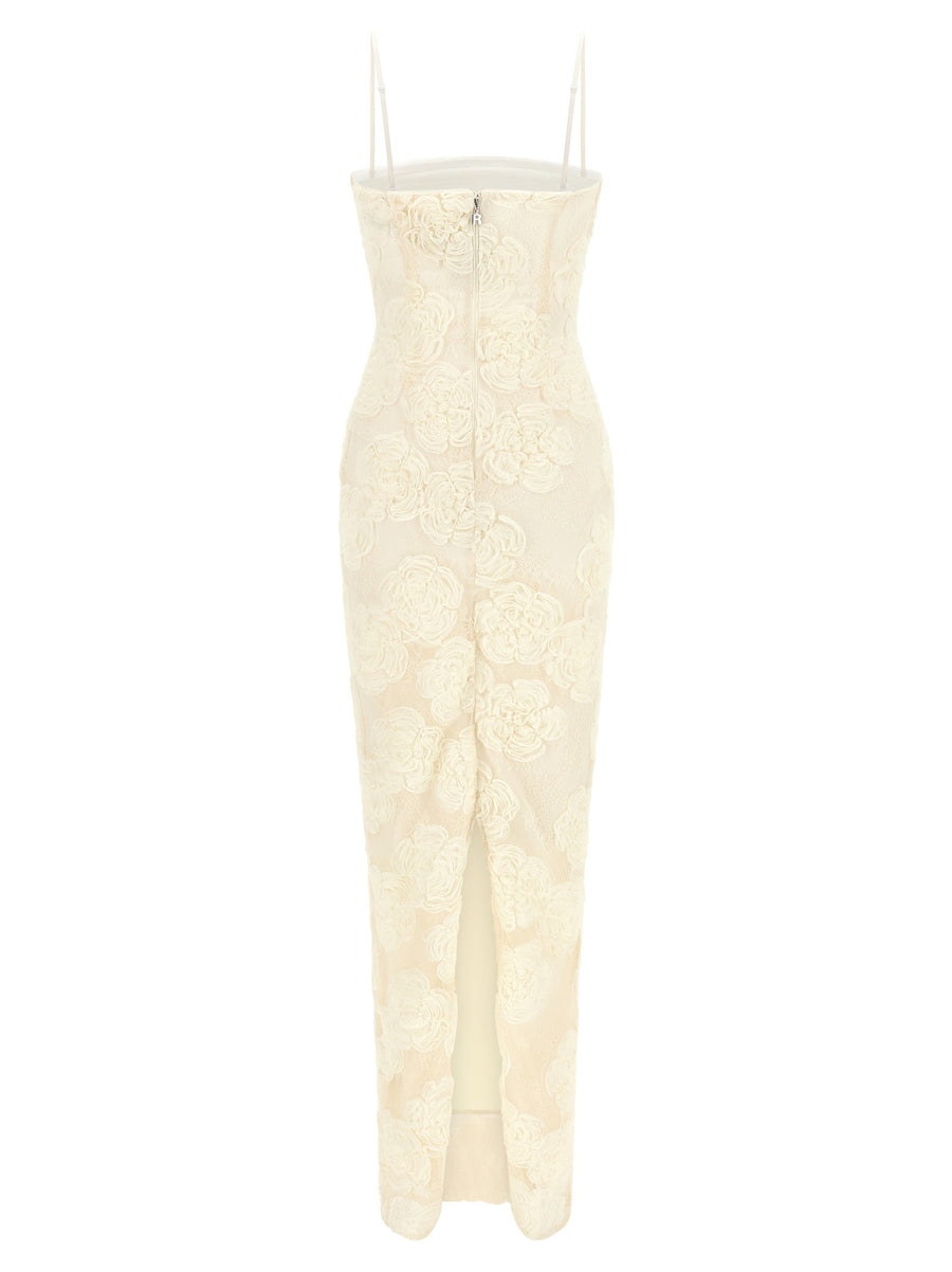 Rotate Birger Christensen Flower Mesh Tube Dress