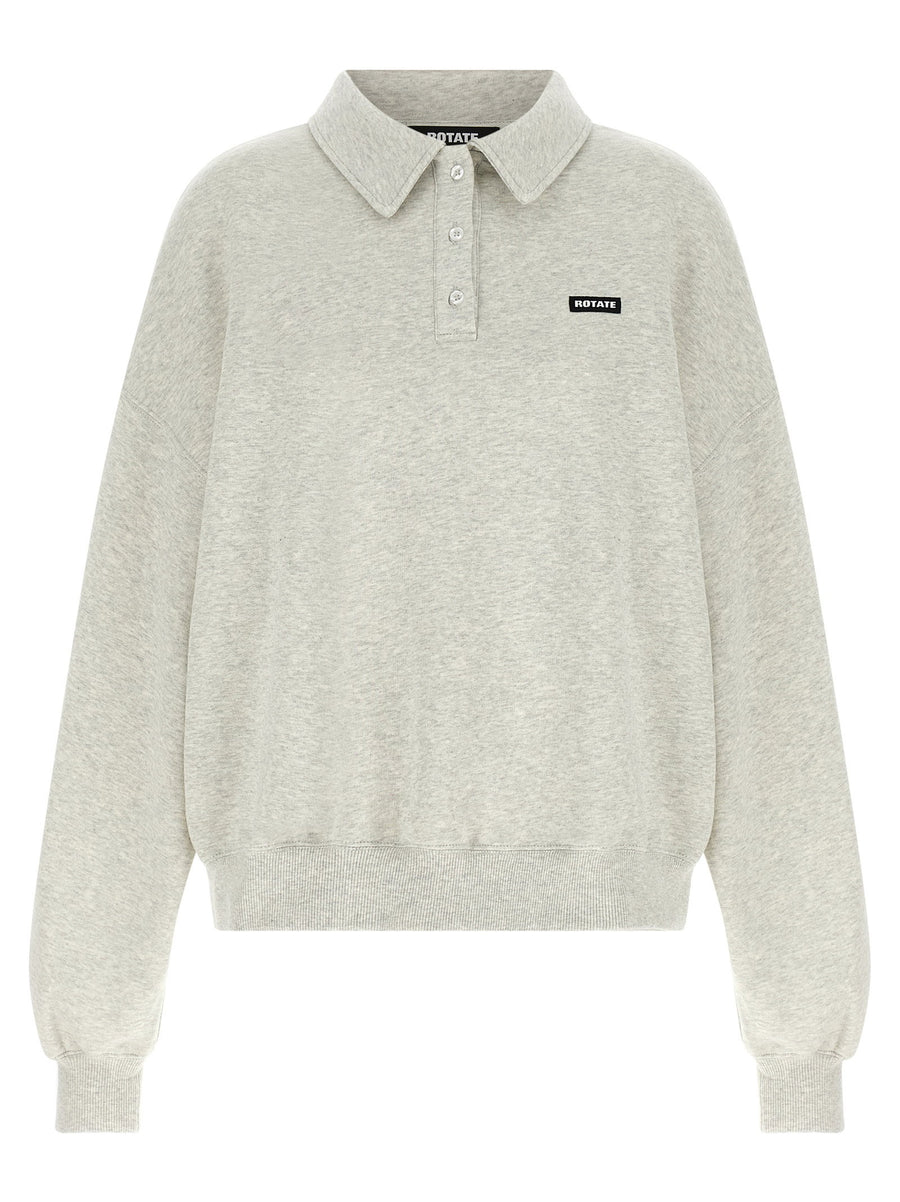 Rotate Birger Christensen Fleece Polo Shirt