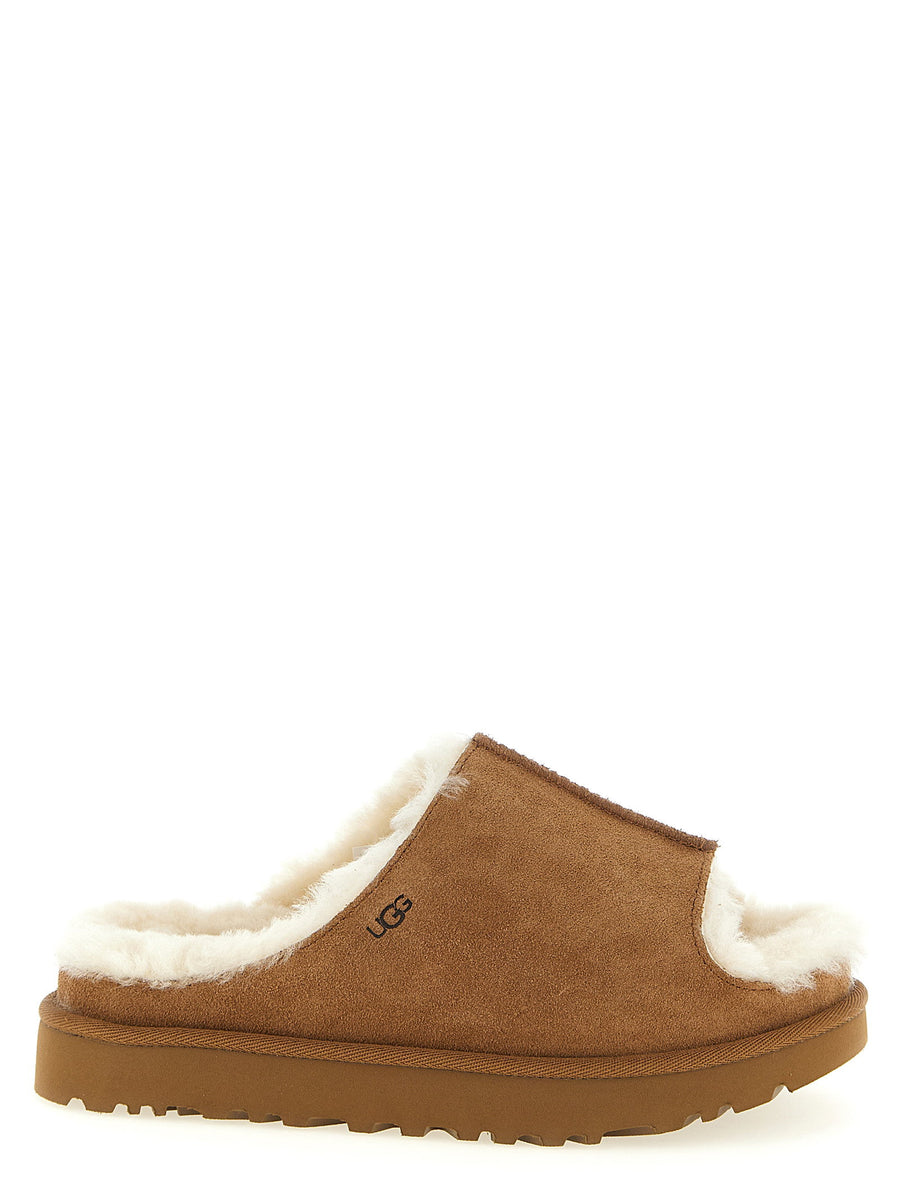 UGG Greenport Slides For Women Plush Sheepskin Lining Cushioned EVA Sole All Day Comfort
