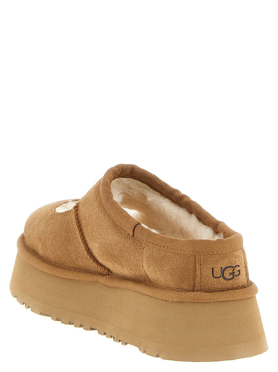 UGG Bea Mary Jane Sabots For Women Plush Sheepskin Lining Calfskin Leather Platform Comfort