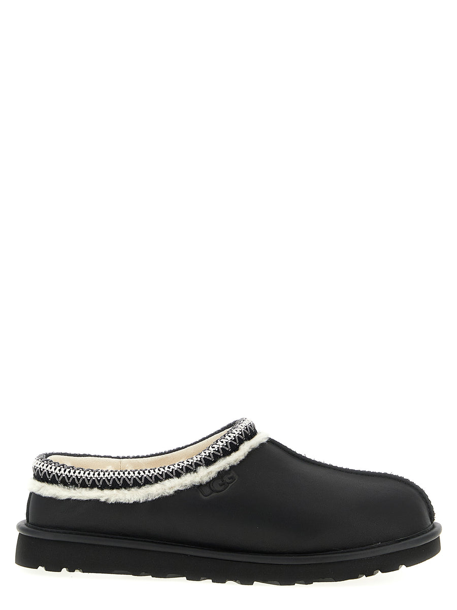 UGG Tasman Sabots Women Luxury Leather And Textile Upper Plush Uggplush Lining EVA Sole All Day Comfort
