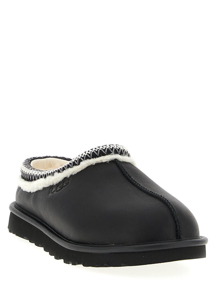 UGG Tasman Sabots Women Luxury Leather And Textile Upper Plush Uggplush Lining EVA Sole All Day Comfort
