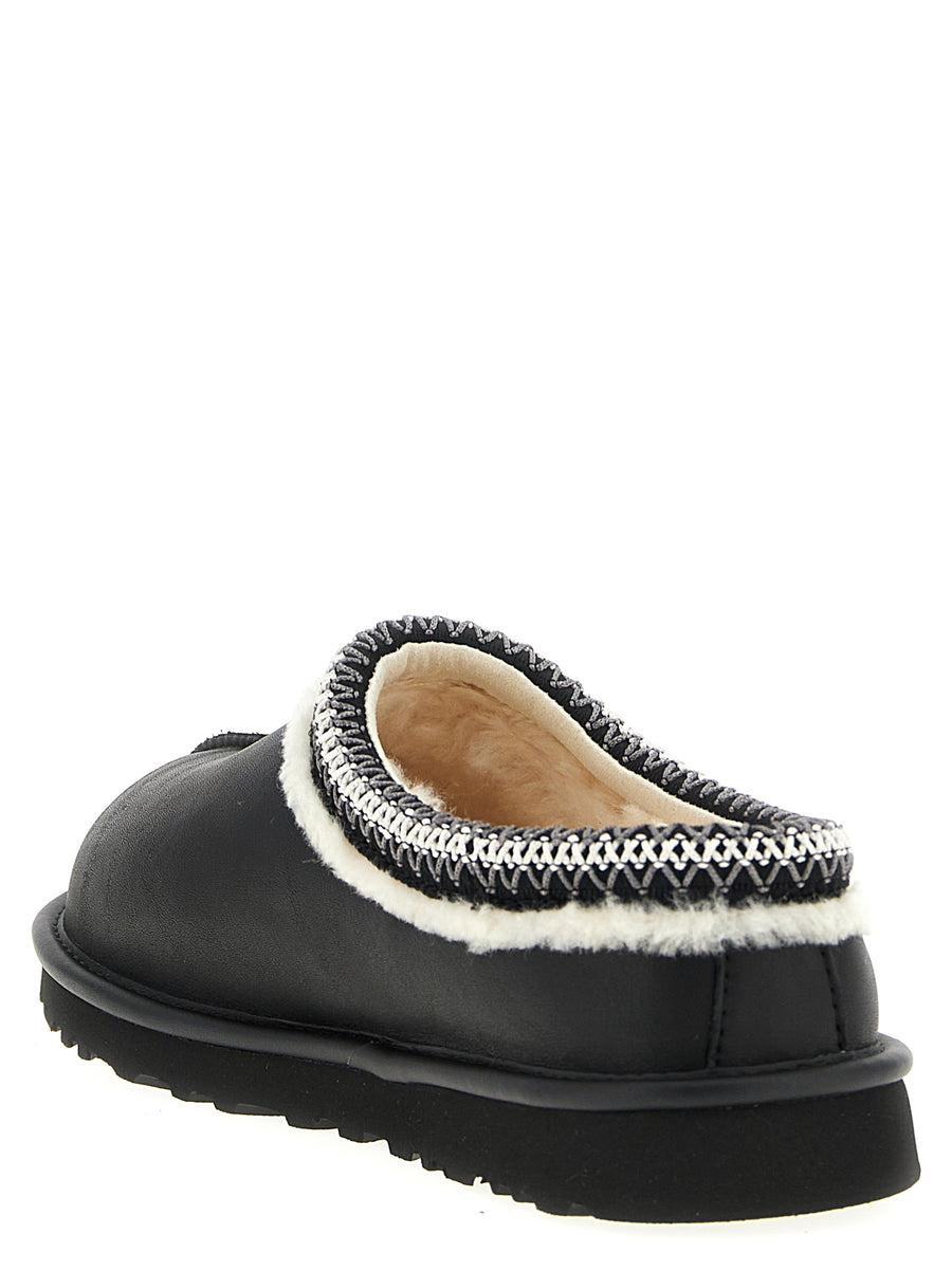 UGG Tasman Sabots Women Luxury Leather And Textile Upper Plush Uggplush Lining EVA Sole All Day Comfort